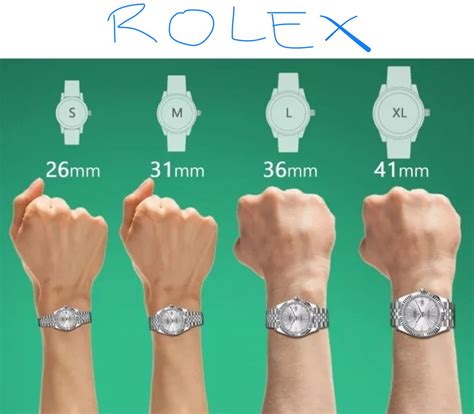 rolex watch sizes women.